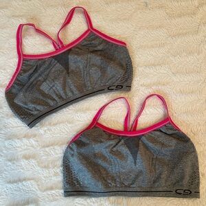 Champion Grey & Pink Sports Bras (2)